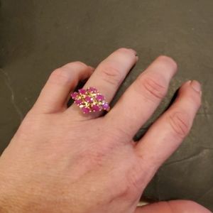 Stauer Womens Mozambique Ruby Ring Size 9